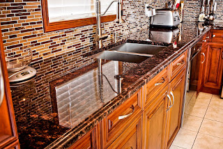 glossy Granite Kitchen