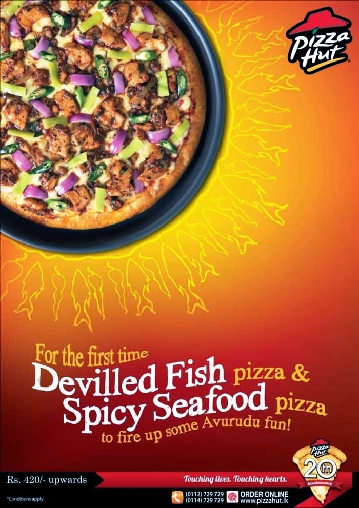 Introducing Devilled Fish Pizza & Spicy Sea Food Pizza from Pizza Hut