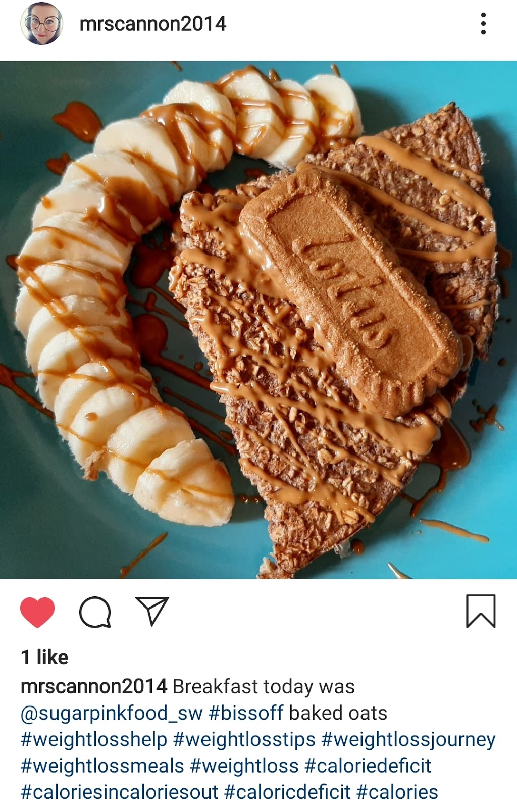 Lotus Biscoff Baked Oats Recipe Slimming Friendly Breakfast