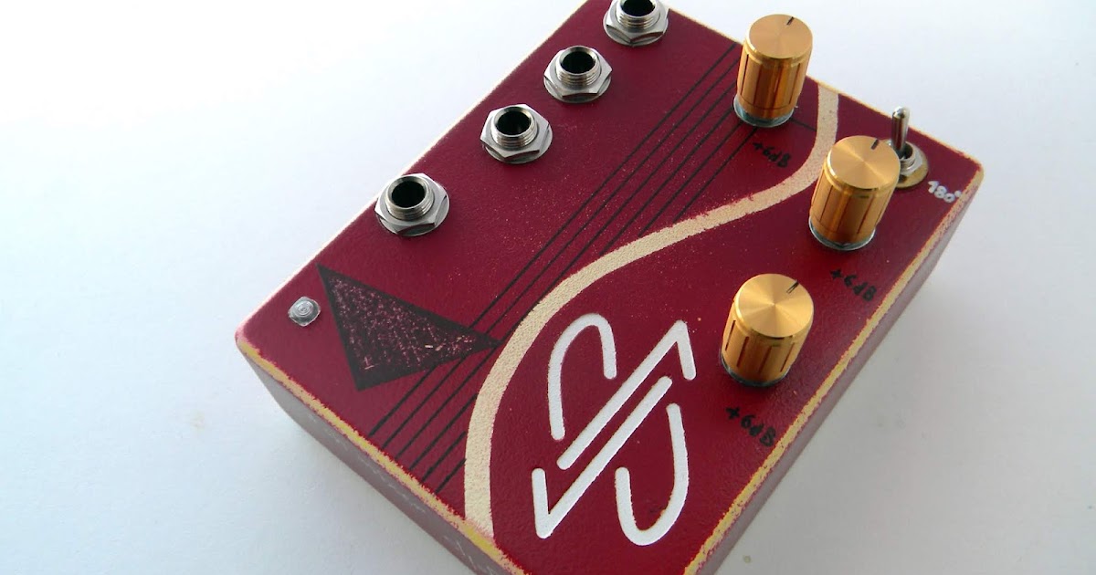 Stereo to Μono mixer for guitars with stereo pickups dpFX Pedals