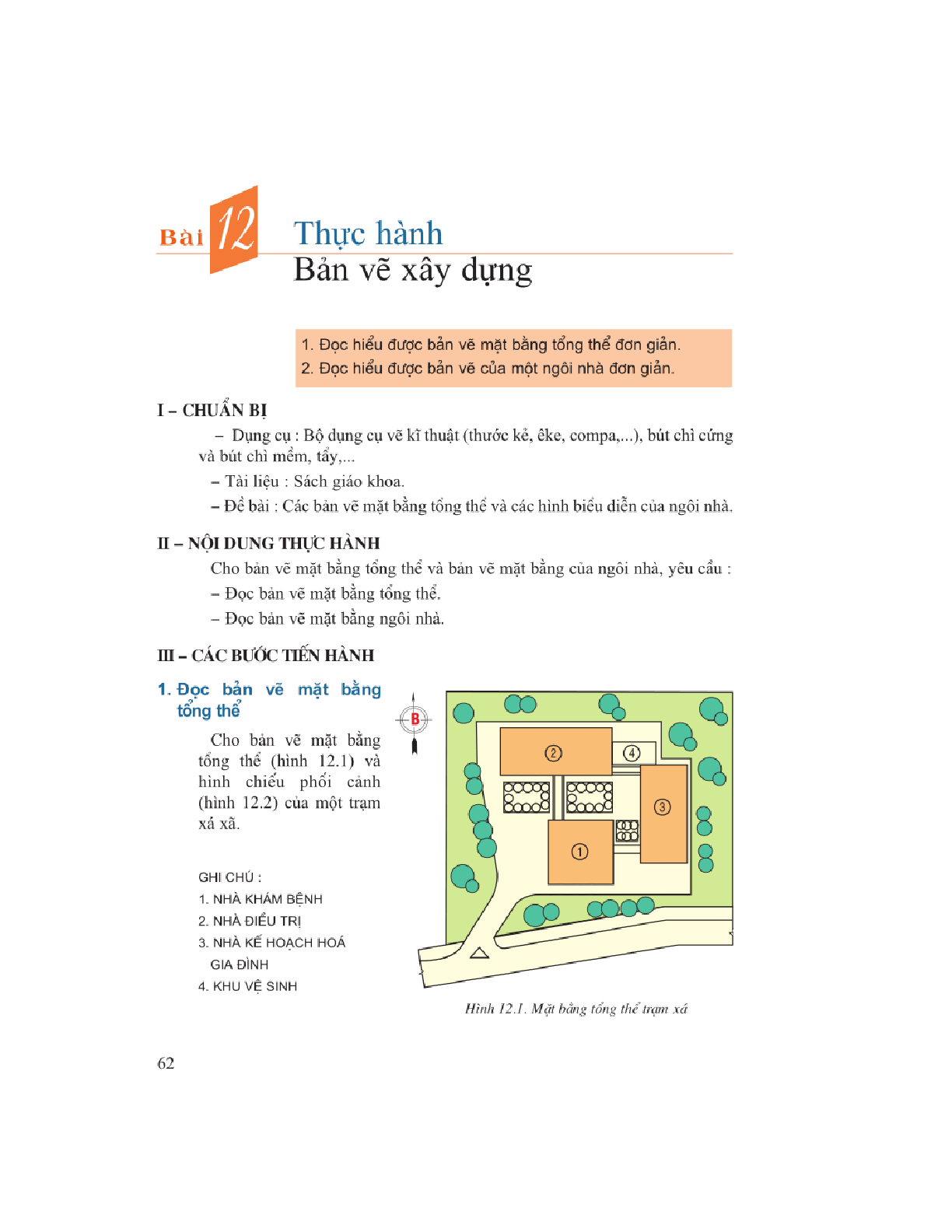 Sách Giáo Khoa Công Nghệ 11  Bài 12 Thực hành Bản vẽ xây dựng  Sách  Giáo Khoa  Sách Giải Bài Tập  SGK Online PDF