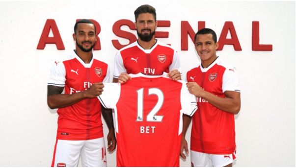 12BET là đối tác cá cược chính thức của Arsenal FC Doi%2Btac