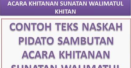 Contoh Teks Pembawa Acara Khitanan Bahasa Jawa