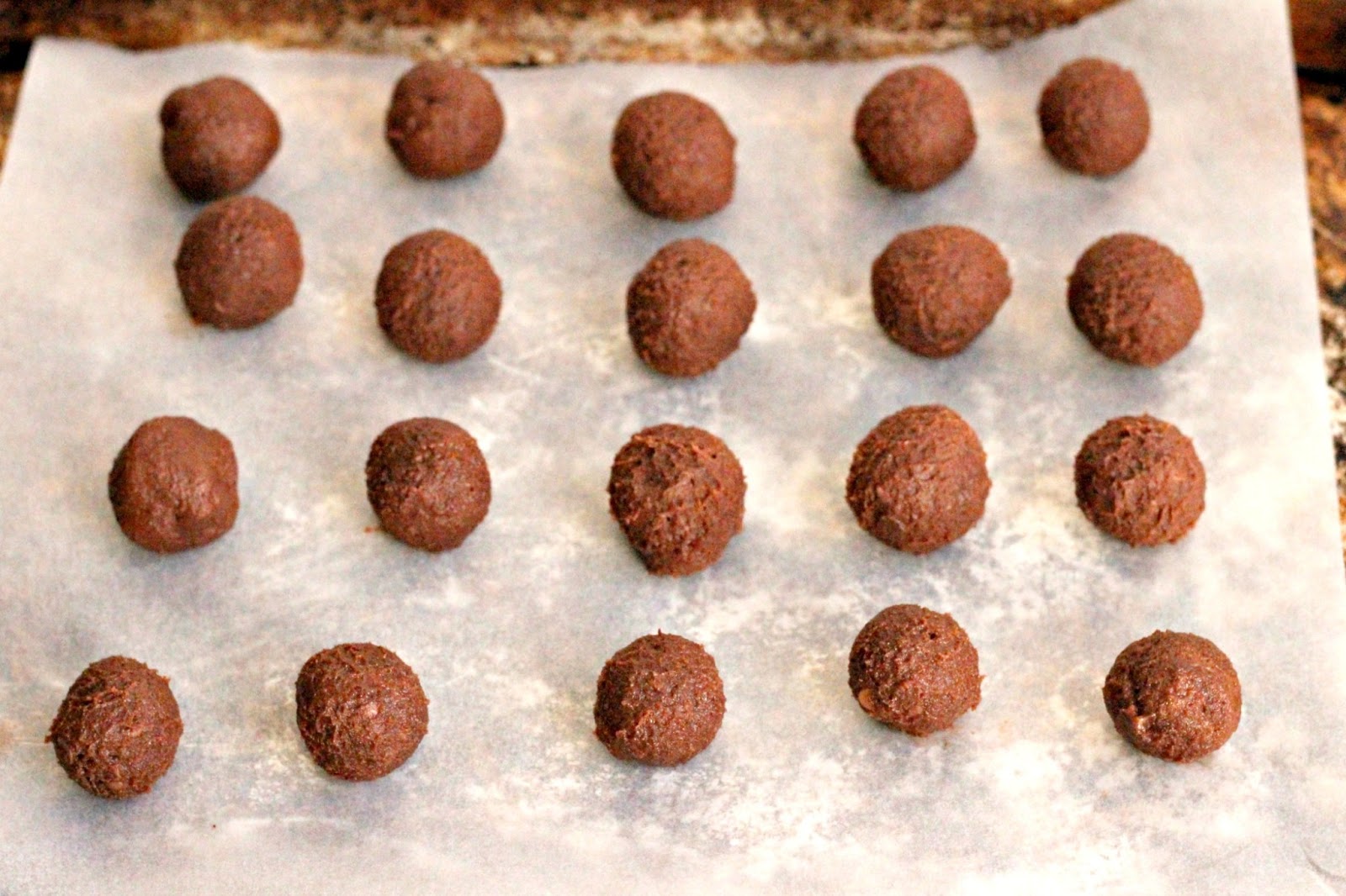Milk and Honey: Mexican Chocolate Chip Cookie Dough Truffles