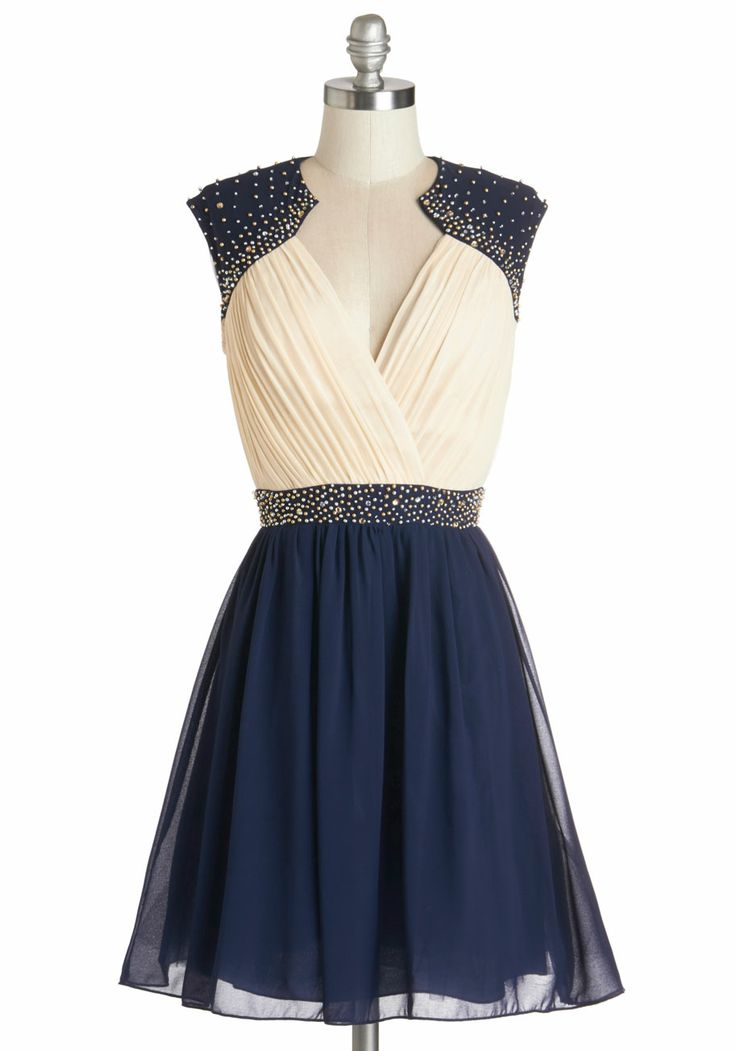 Beautiful Two Tone Party Dress - Fashion Accessories And Style