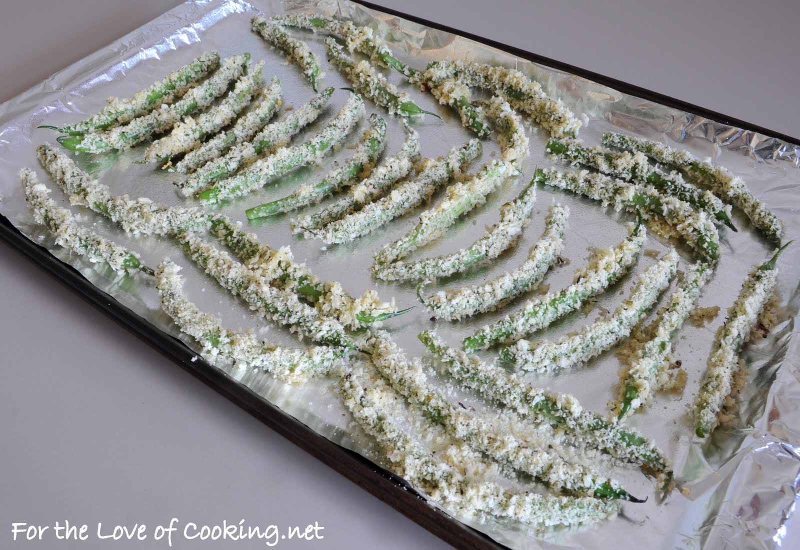 Free Online Recipes Panko Crusted Green Beans with a Soy Garlic Aioli