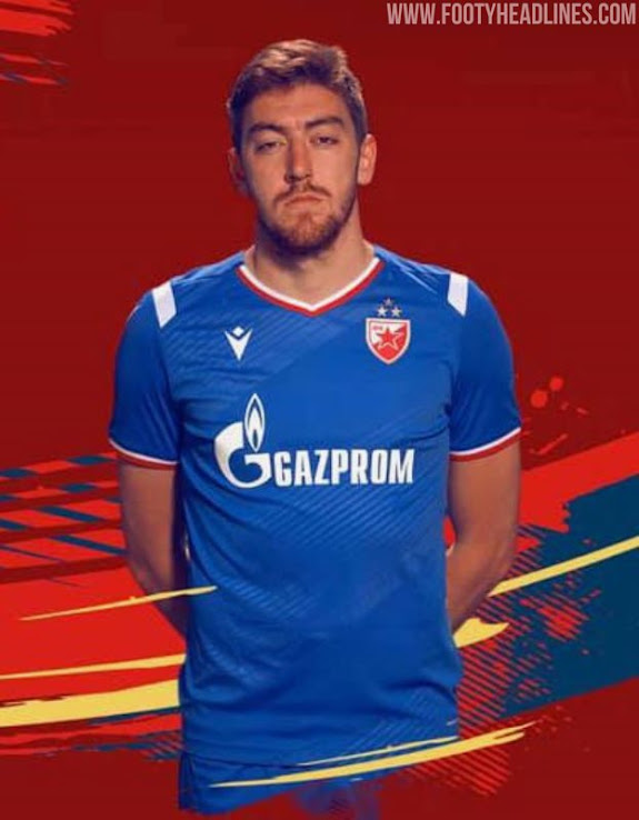 Roter Stern Belgrad 1920 UEFA Champions League Heim & Auswärtstrikots