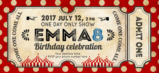 CIRCUS BIRTHDAY INVITATION CARDS INSTANT DOWNLOAD FROM ETSY