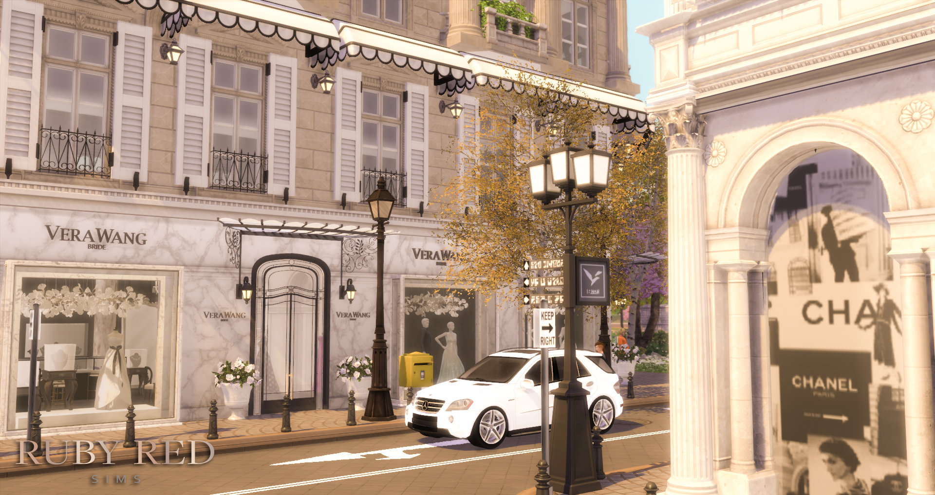 Sims 4  June: Paris City Build 模擬市民4 巴黎市區與CC組下載[Ruby Red Sims]