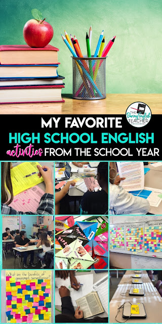 My Favorite Activities From the School Year My Favorite Activities From the School Year