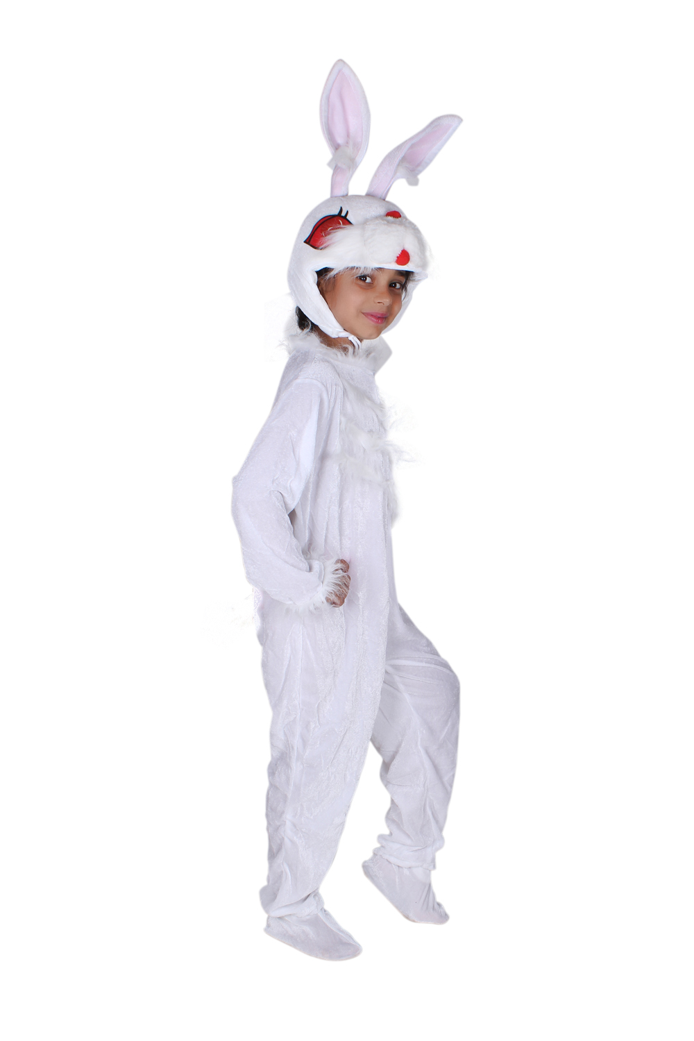 LINES ON RABBIT FOR FANCY DRESS COMPETITION