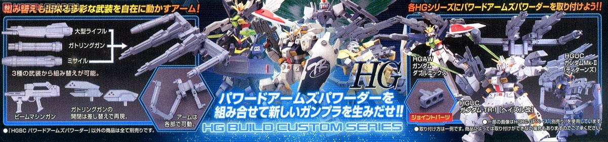 HGBC 1/144 Powered Arms Power Dah Model Kit (Gundam Build Fighters Try) - Bandai High Grade Gunpla - View #13
