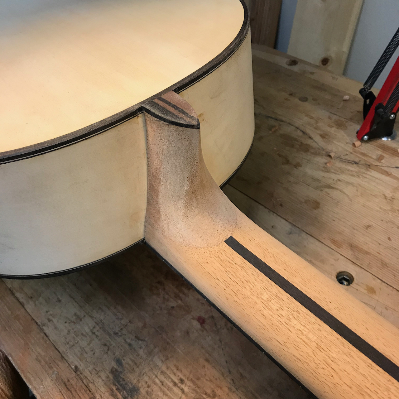 Shaping a Classical Guitar Neck My Latest Concert Grand Guitar