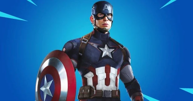 فورت نايت : تسريب سكن جديد كابتن أمريكا Captain America