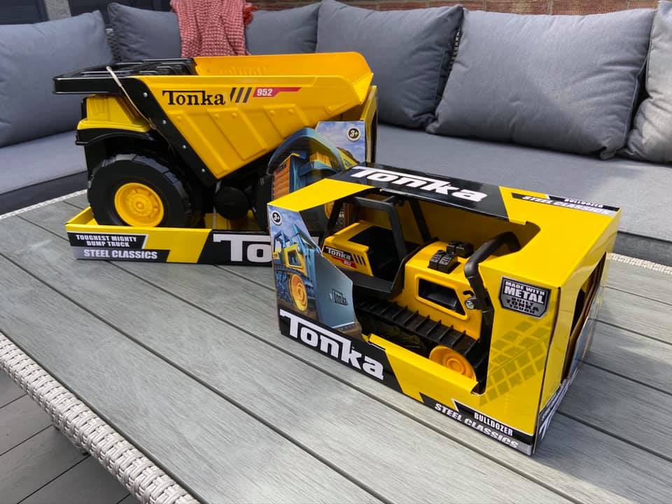 tonka metal bulldozer toy