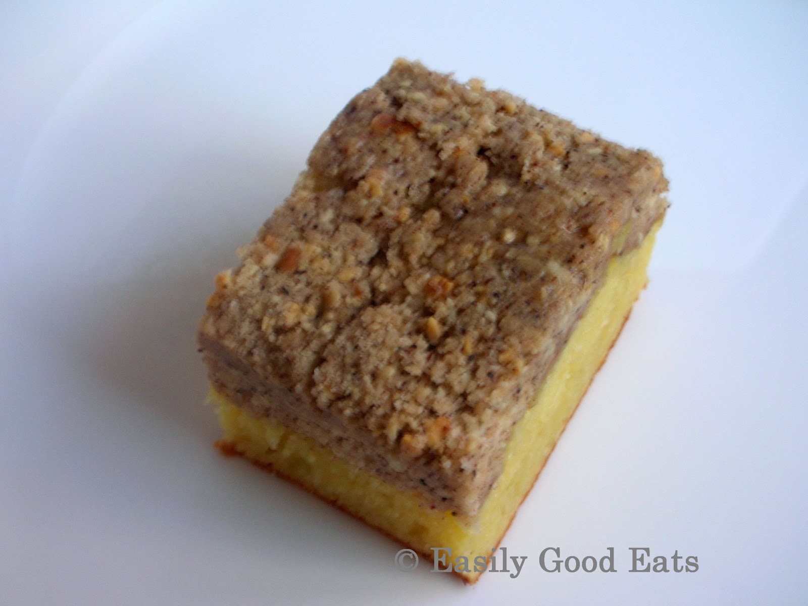 Easily Good Eats Orange Crumb Cake With Almond Cinnamon Crumb Topping
