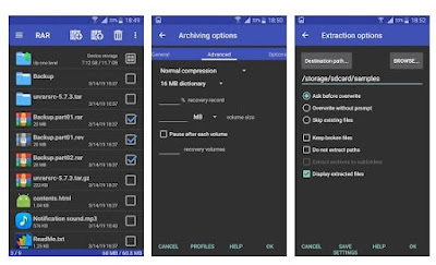 Aplikasi Membuka dan Ekstrak File ZIP / RAR di Android Aplikasi Membuka dan Ekstrak File ZIP / RAR di Android