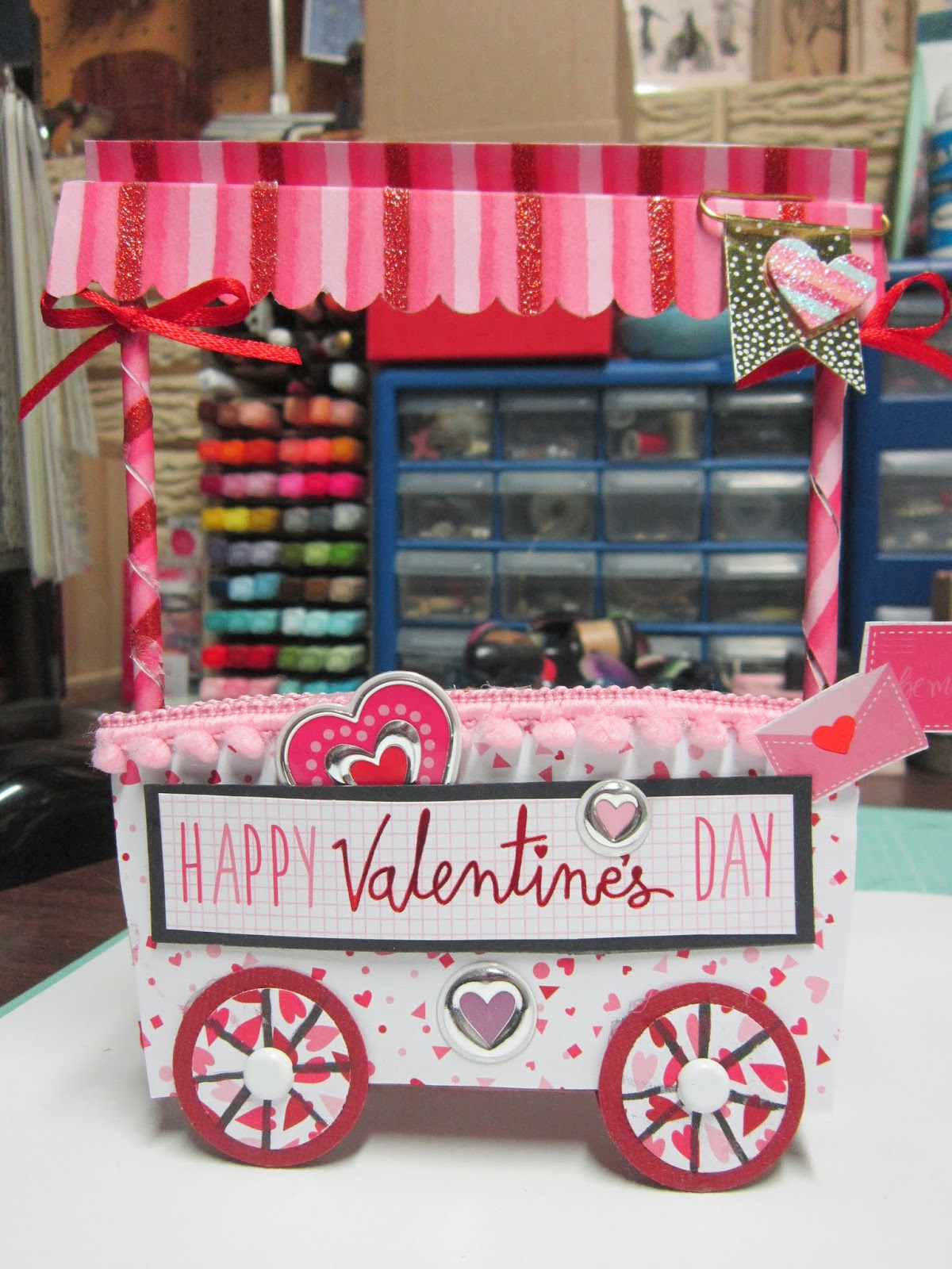 Krafting with Karen Valentine Stand made with Coffee Sleeve