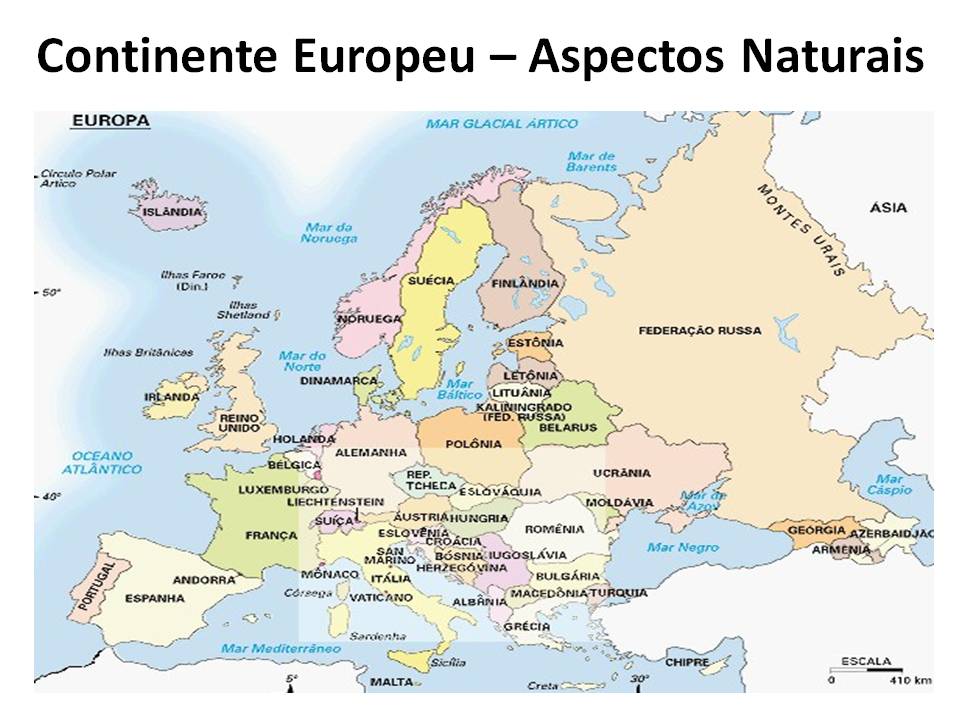 Aspectos Naturais Da Europa - BINKEDU