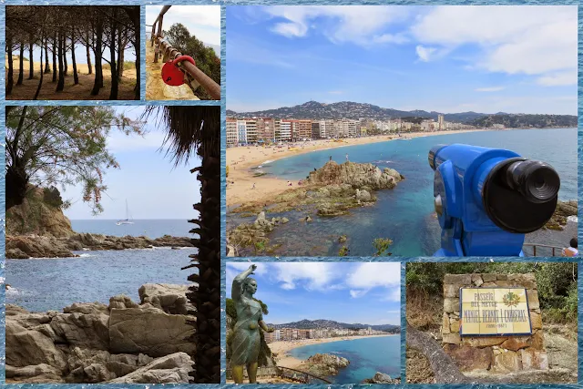 Cliff walk in Lloret de Mar, Costa Brava, Spain