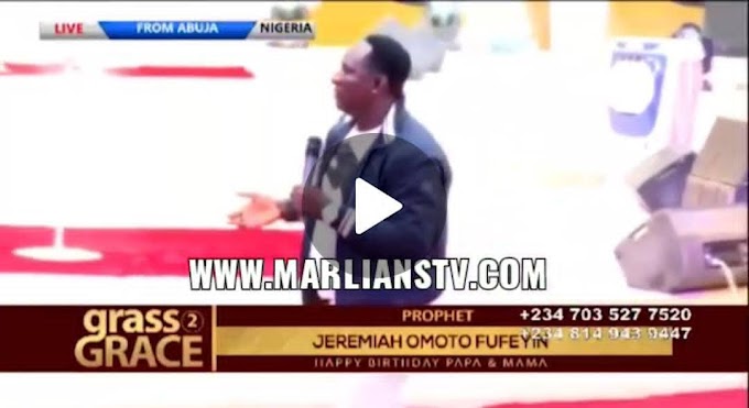 Prophet Jeremiah Fufeyin is a born giver and a pacesetter " Dr Doyin Olaleye, Marlians TV