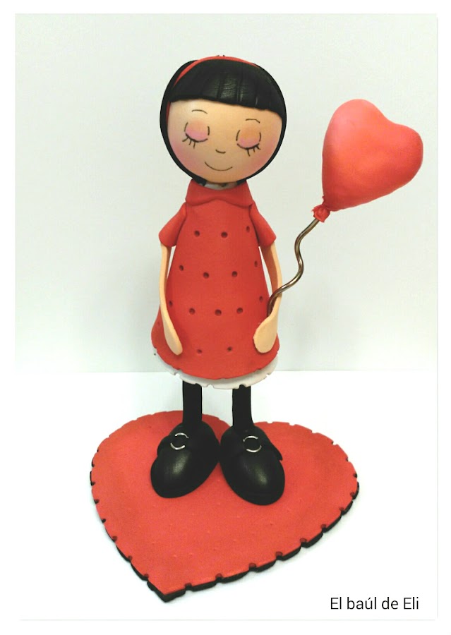 fofucha, minifofucha, muñeca, goma eva, san valentín