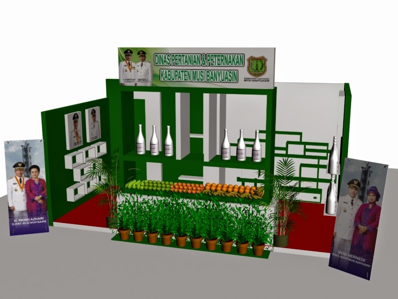 Contoh Stand Pameran Indoor - Desain Event