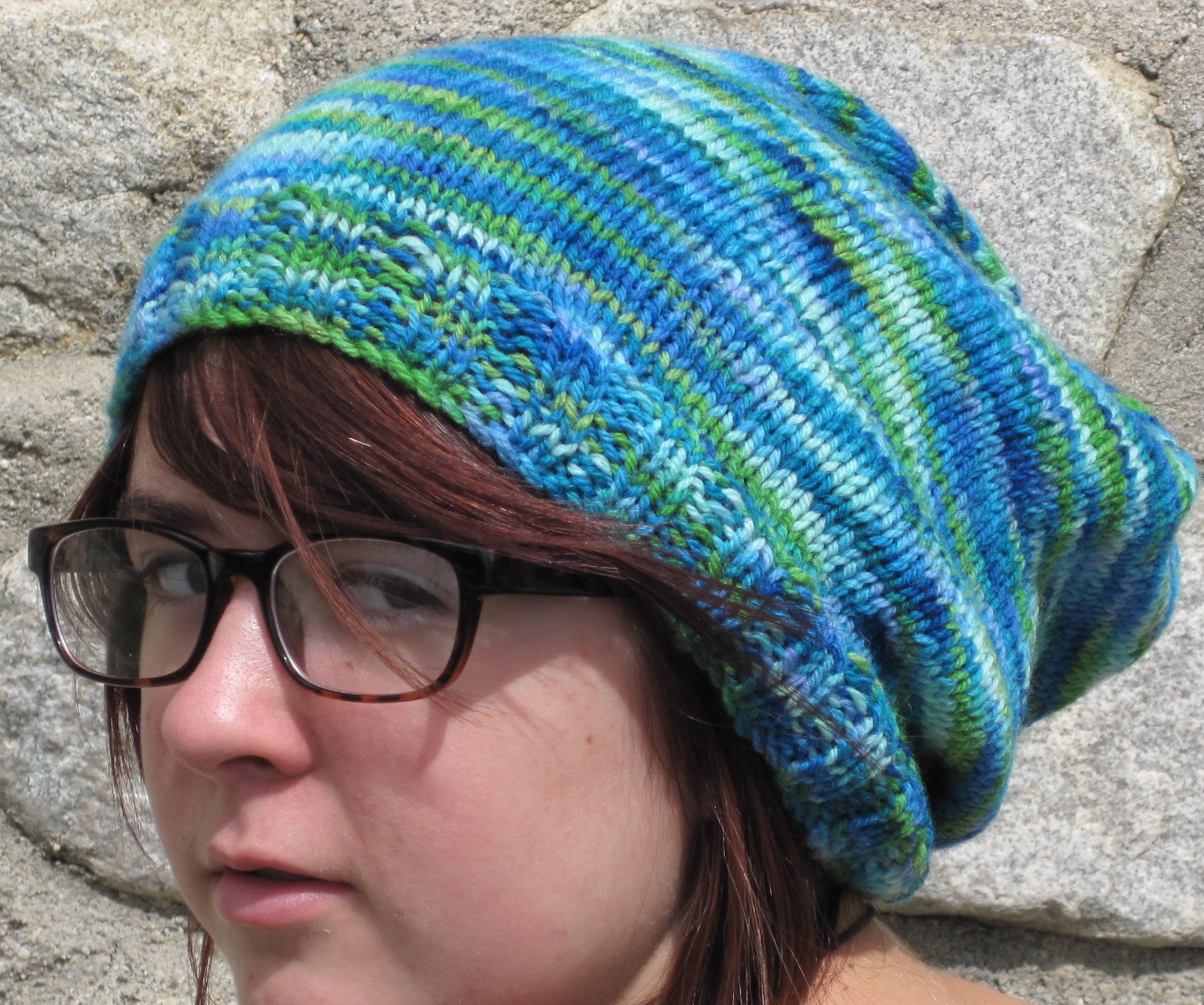 Crafting With Style: Free Pattern for Knit Slouchy Hat
