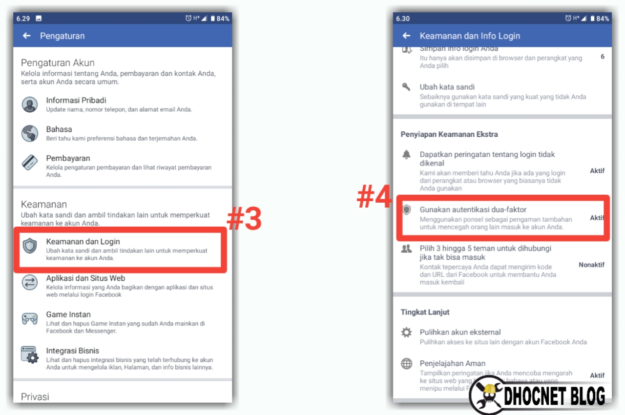 Tingkatkan Keamanan Akun Facebook Dengan Dua Langkah Autentikasi