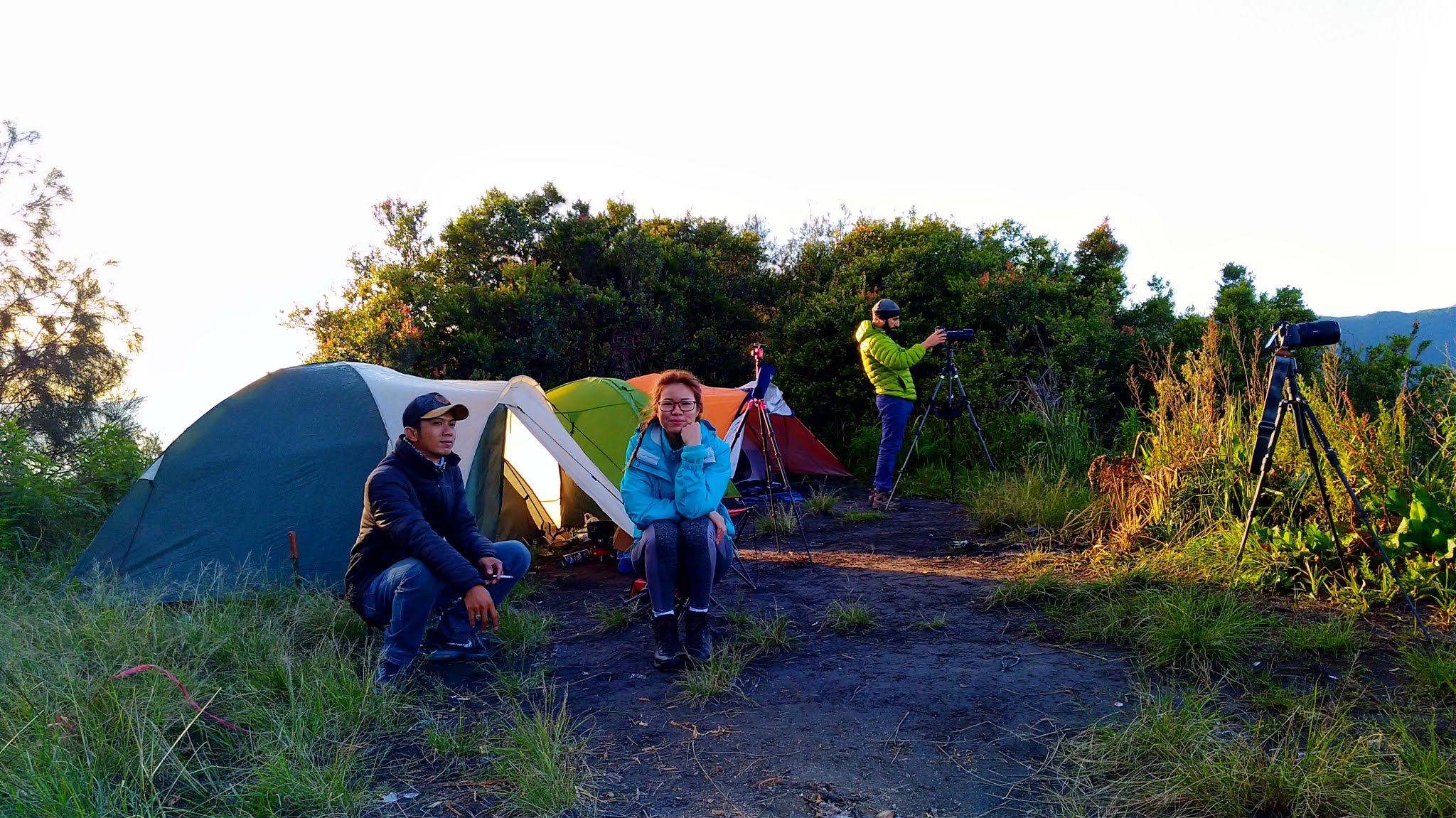 Camping at Kingkong peak Mount Bromo