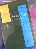 Life in Moving Fluids, by Steven Vogel, superimposed on Intermediate Physics for Medicine and Biology.