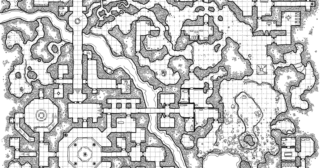 D D Premade Dungeon Maps Beyond Fomalhaut: [Blog] The Anatomy Of A Dungeon Map