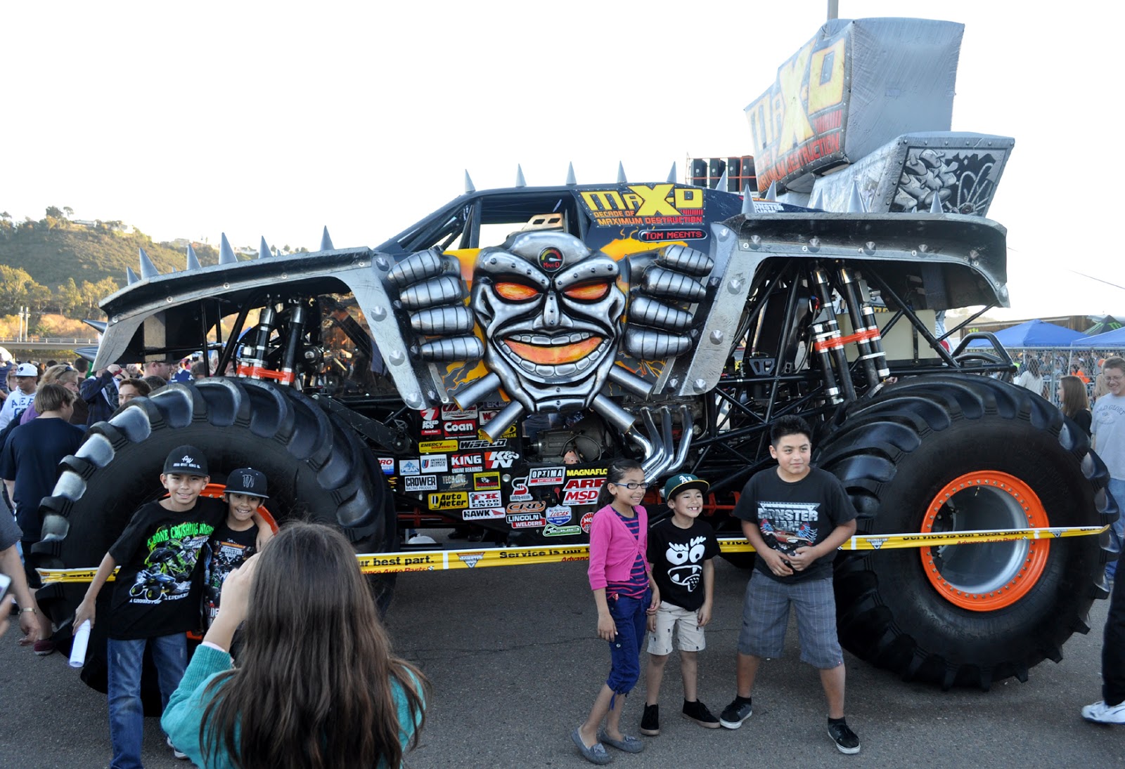 Just A Car Guy Monster Jam San Diego 2013 in the "Pit Party" area that