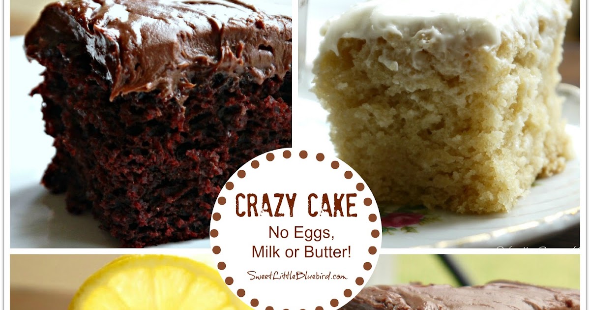Crazy Wacky Depression Cake Recipes (No Eggs, Milk, Butter or Bowls