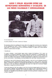 LENIN Y STALIN: RELACIÓN ENTRE LAS REVOLUCIONES DEMOCRÁTICA Y SOCIALISTA