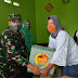 Ratusan Paket Sembako Sambut HUT Korem 082/CPYJ