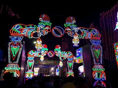 Durga Puja Lighting