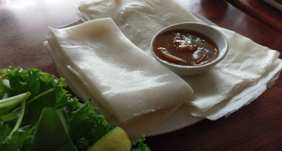 bánh tráng cuốn thịt heo món đặc sản ngon của Đà Nẵng