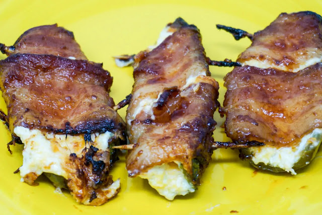 Air Fryer BBQ Bacon-wrapped Jalapeno Poppers