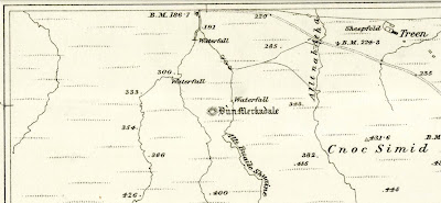 Ordnance Survey Map of Dun Merkadale