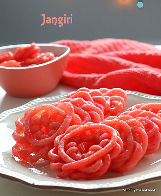 Sandhiya's Cookbook Jangiri Homemade Jangiri Diwali