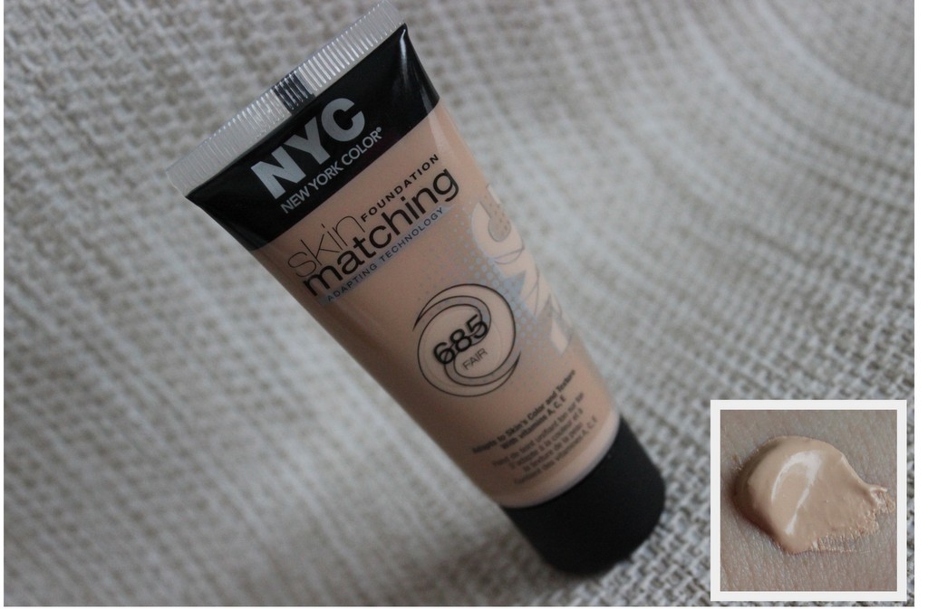 NYC Skin Matching Foundation review photos, swatches Lovely Girlie Bits