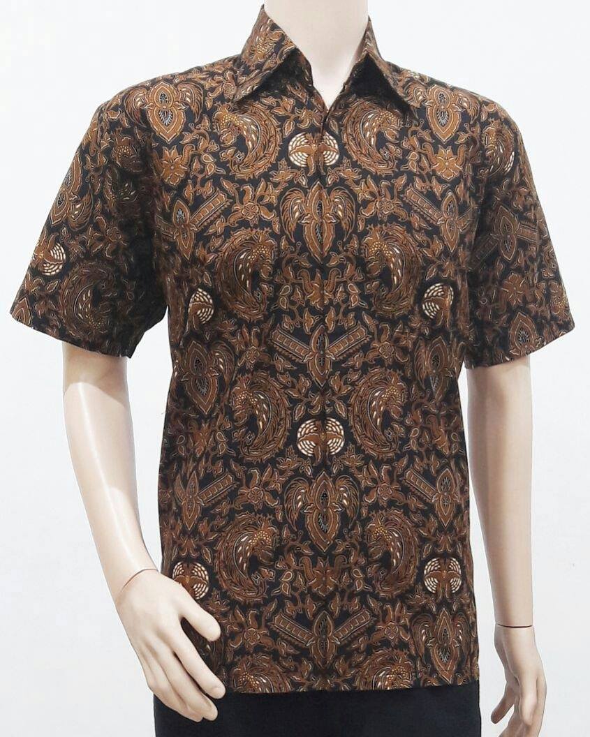 Model Baju Batik Pria Motif Sogan Batik Bagoes Solo