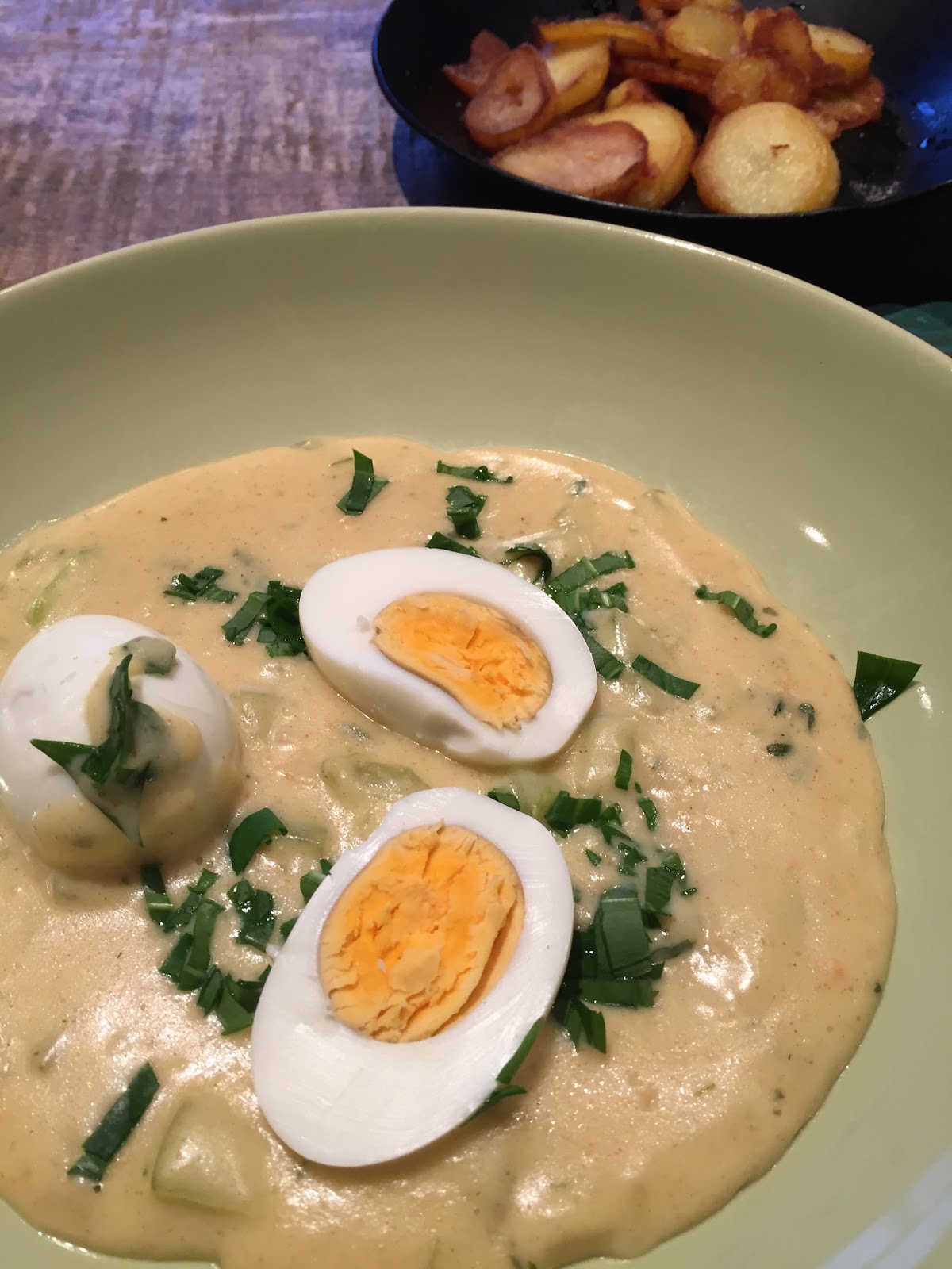 Das Auge isst mit!: 22. Februar 2016: Eier in Senfsauce