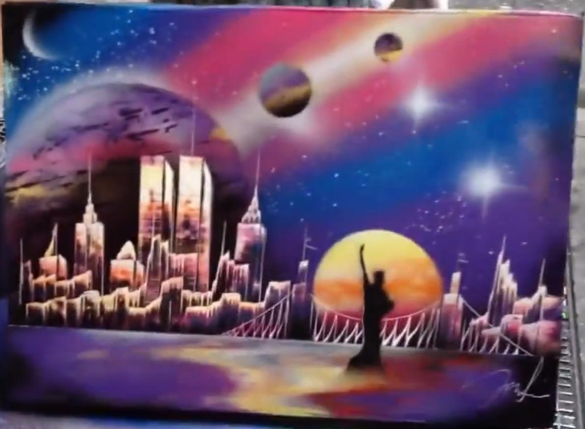 Spray Painting Street Art Photos