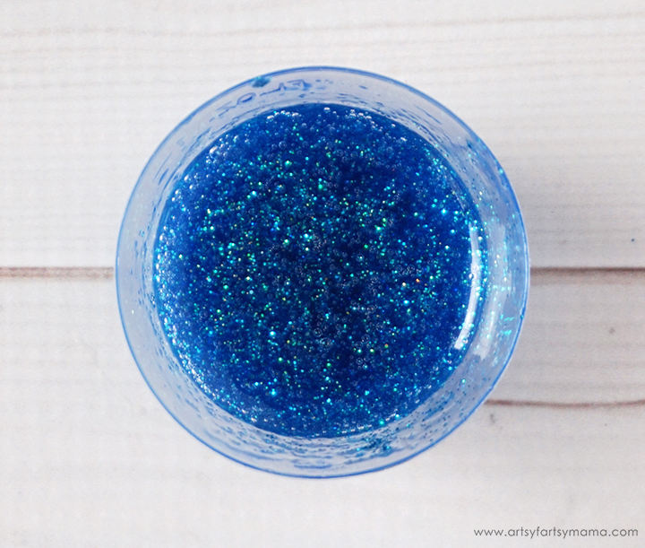 Glittered Resin in Cup