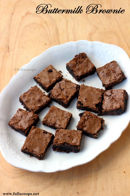 Buttermilk Brownies Full Scoops A food blog with easy,simple