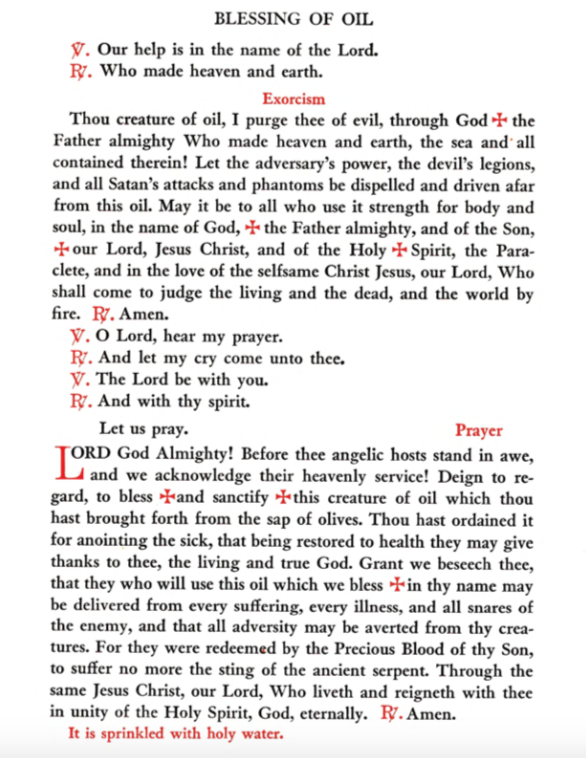 Getting Sacramentals Blessed!