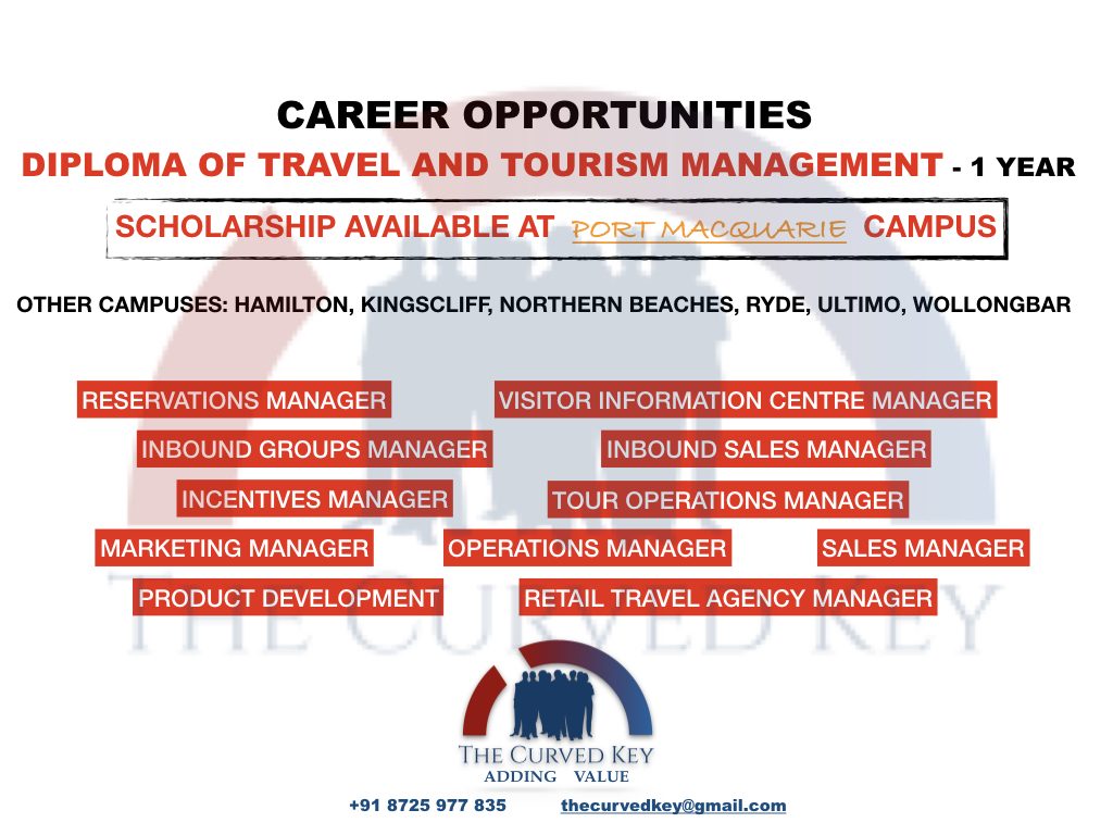 tourism management job offers