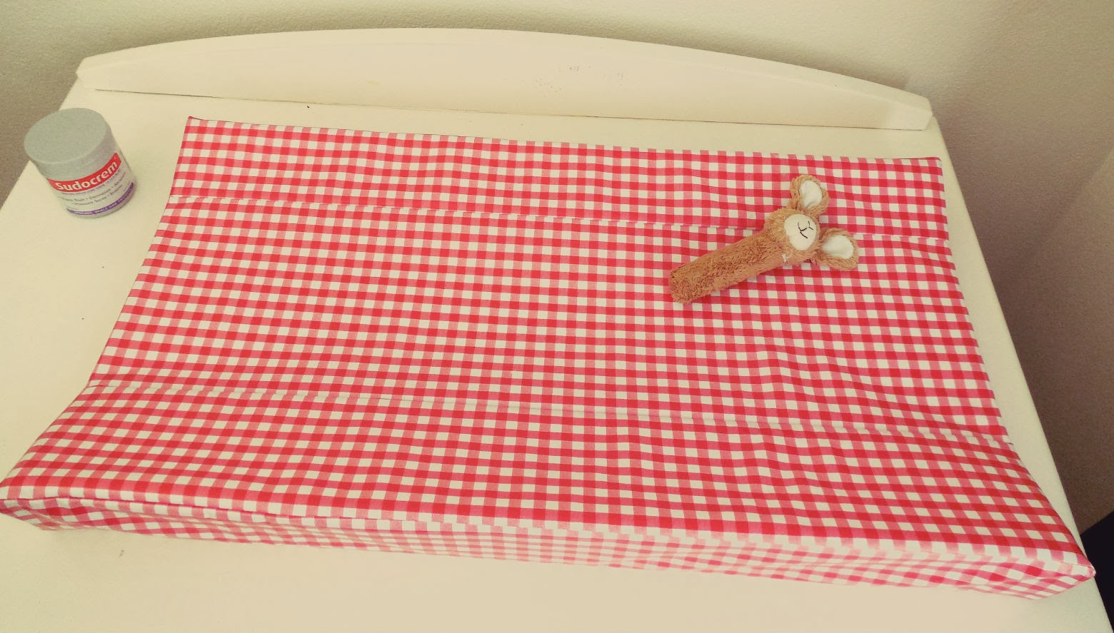 Little Marie's. DIY changing pad cover.